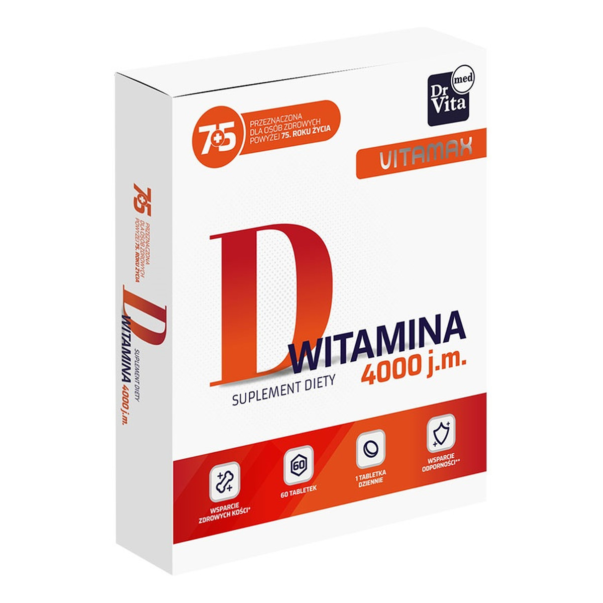 Dr Vita Vitamax witamina d 4.000 j.m suplement diety 60 tabletek