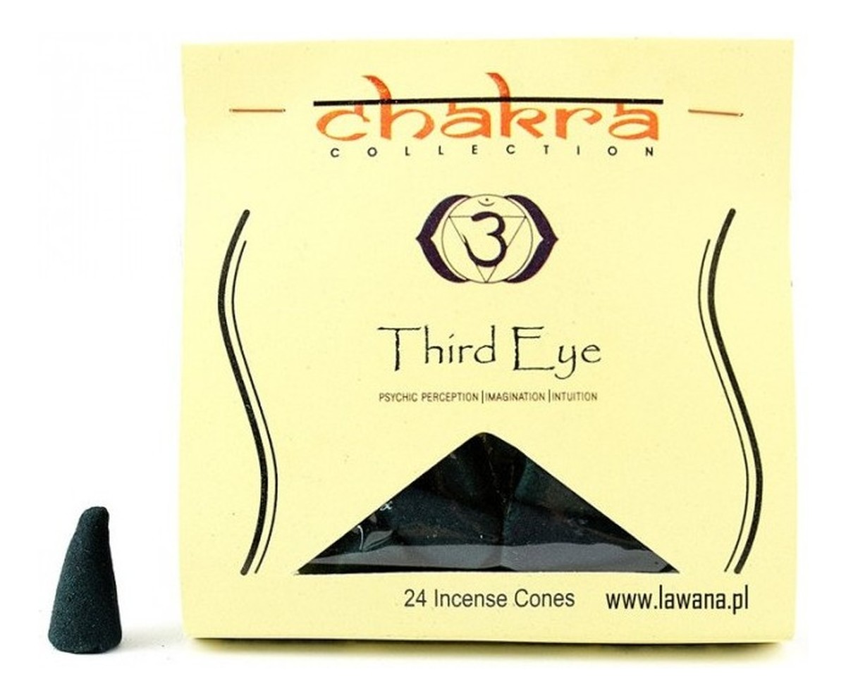Kadzidla stożkowe Third Eye na 6 czakrę 24szt