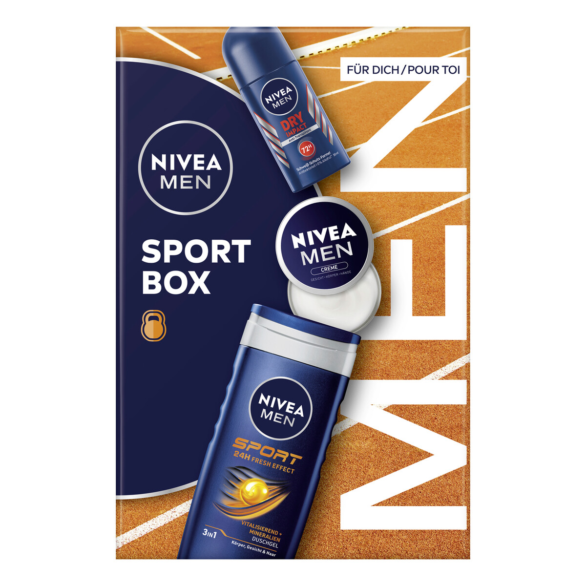 Nivea Men Sport Zestaw pielęgnacyjny dla mężczyzn 150ml