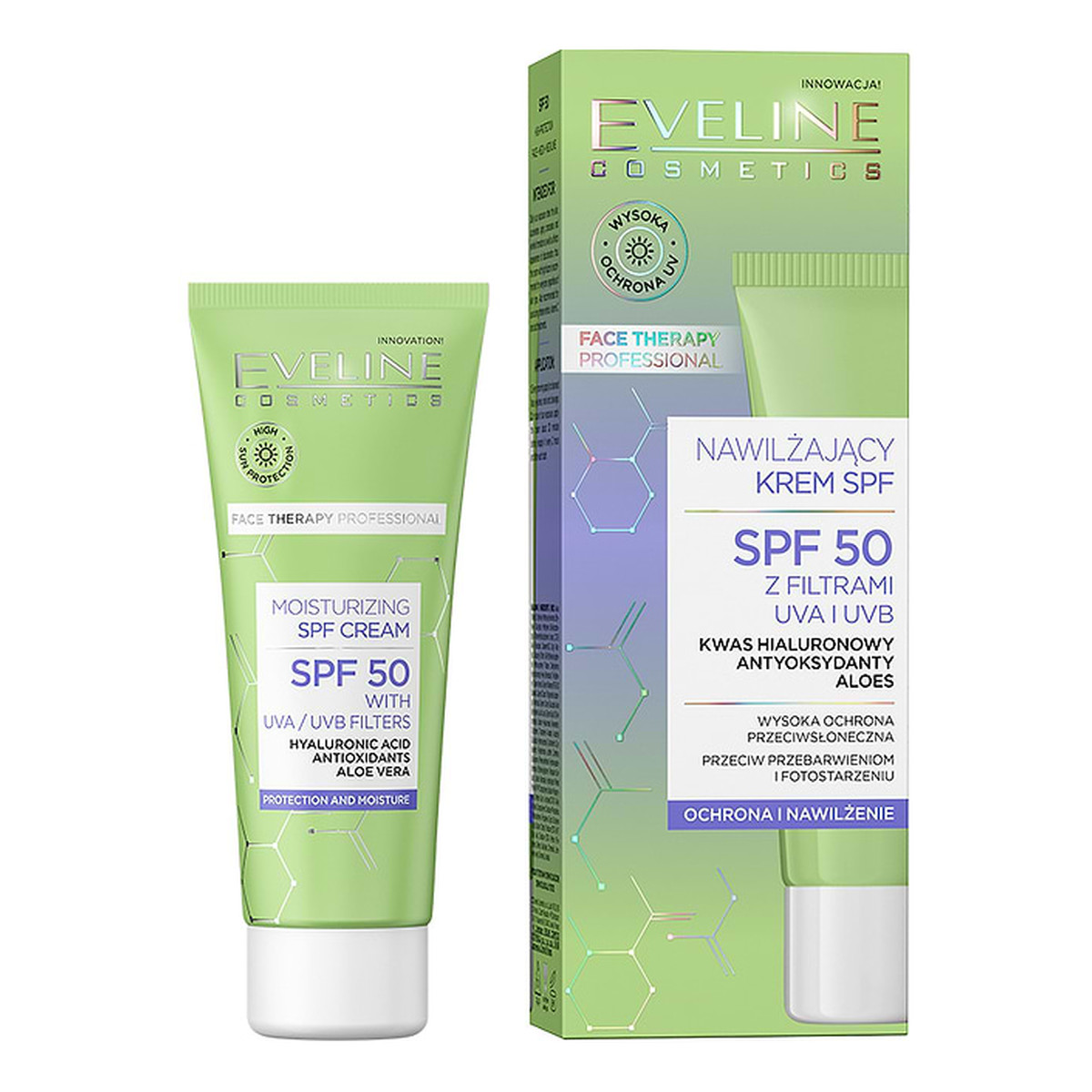 Eveline Face Therapy Krem nawilżający SPF50 30ml