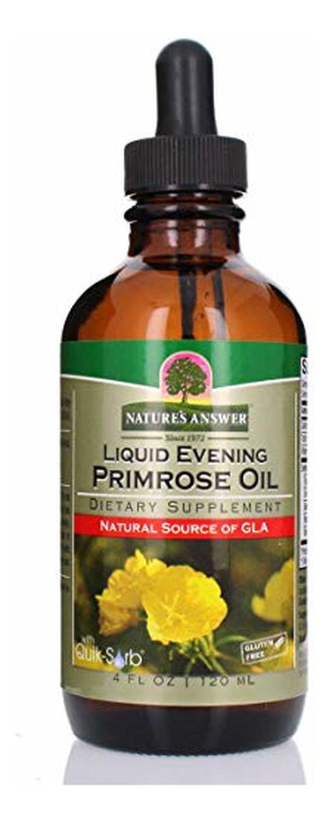 Liquid evening primrose oil olej z nasion wiesiołka suplement diety