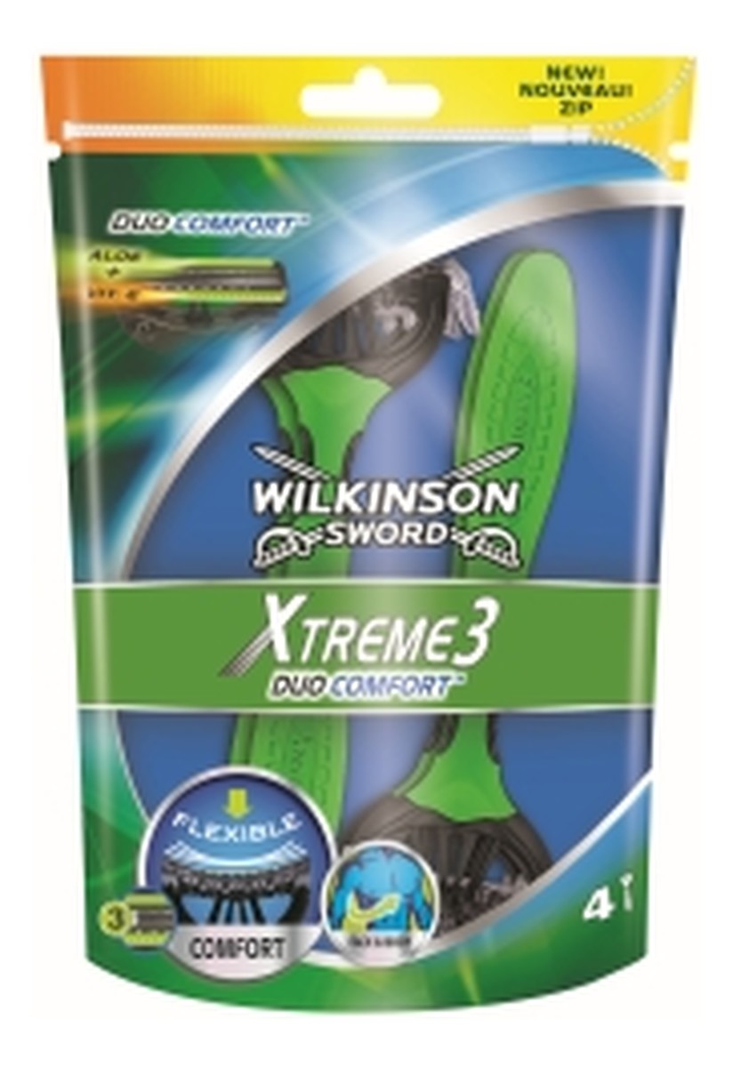 Sword Xtreme3 Duo Comfort Jednorazowe maszynki 4 sztuki