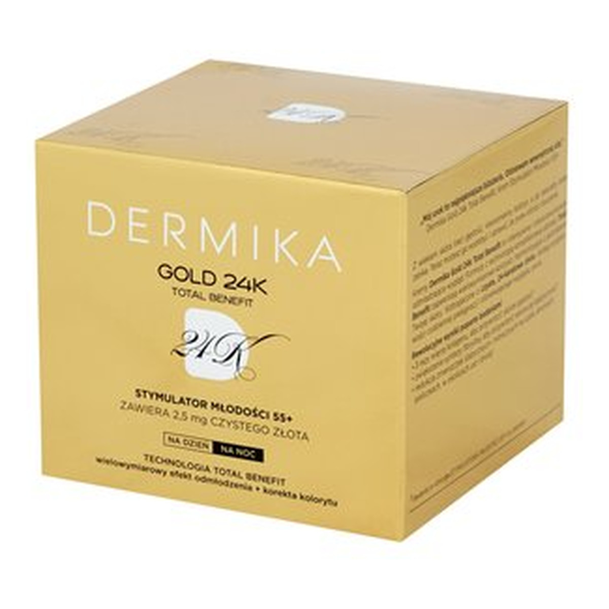 Dermika Gold 24k Krem Zastrzyk Młodości 55+ 50ml