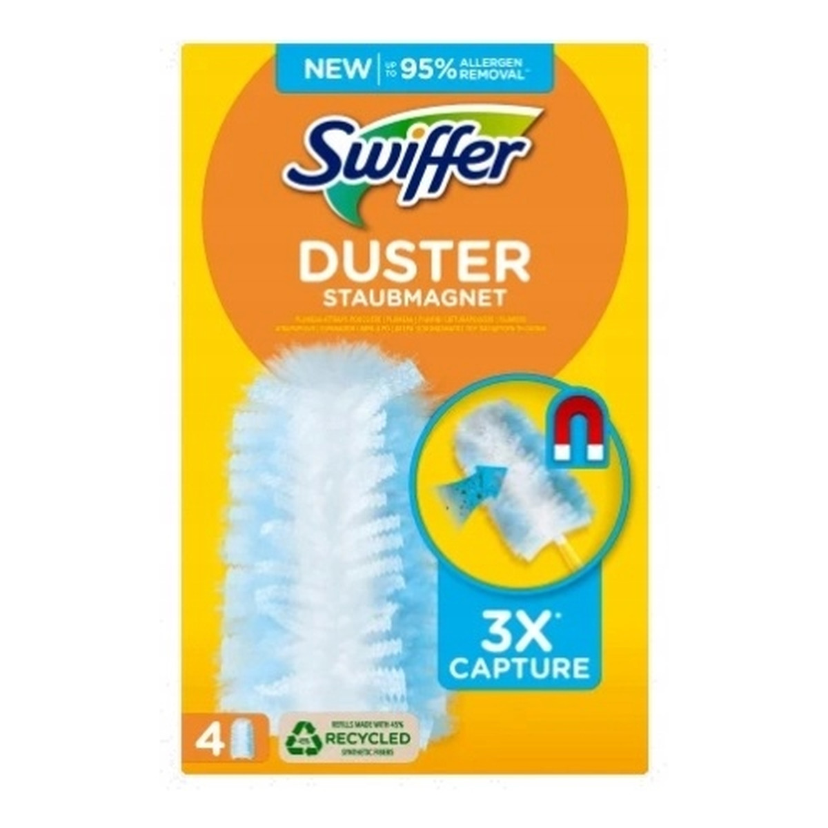 Swiffer Duster Wkłady do miotełki kurzu 4szt.