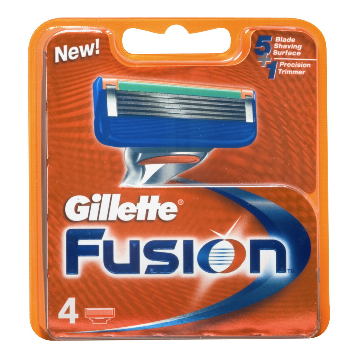 Gillette Fusion Manual Wkłady Do Maszynki Wymienne Ostrza 4 szt.