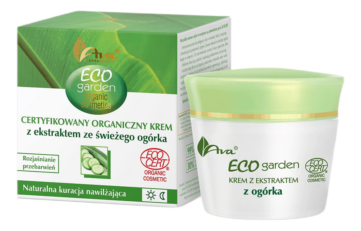 Krem z ekstraktem ze świeżego ogórka 20+