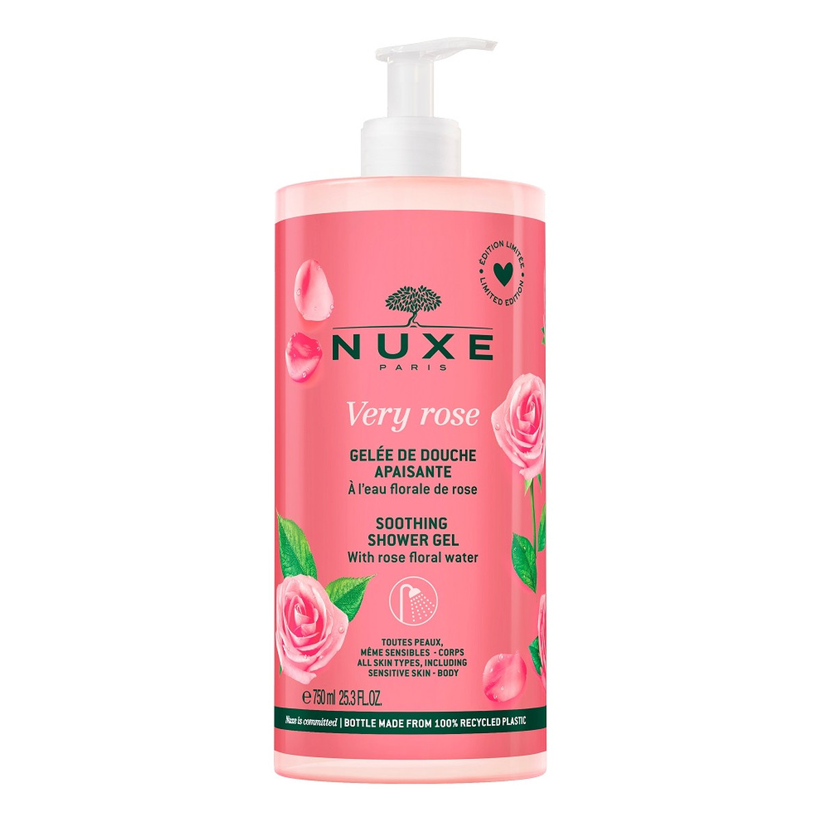Nuxe Very Rose różany żel pod prysznic 750ml