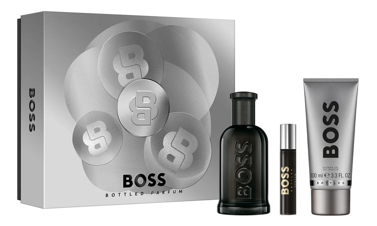 zestaw perfumy spray 100ml + perfumy spray 10ml + żel pod prysznic 100ml