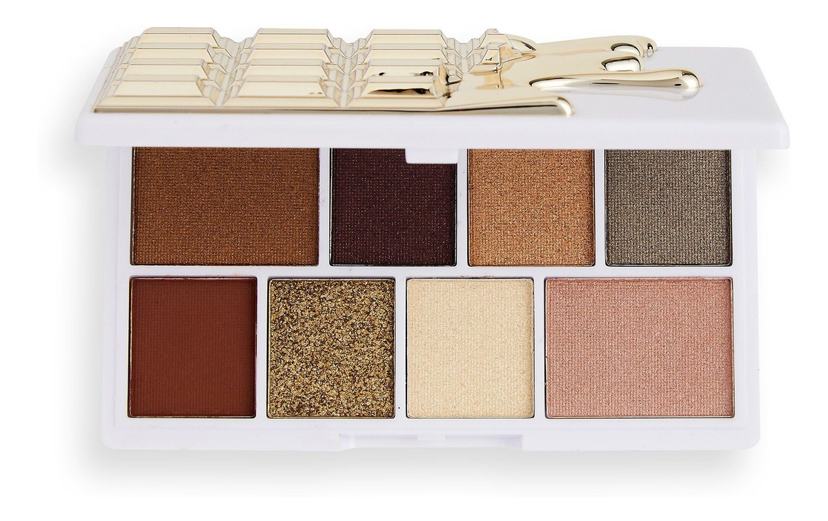 Chocolate Mini Paleta cieni do powiek (8) White Gold