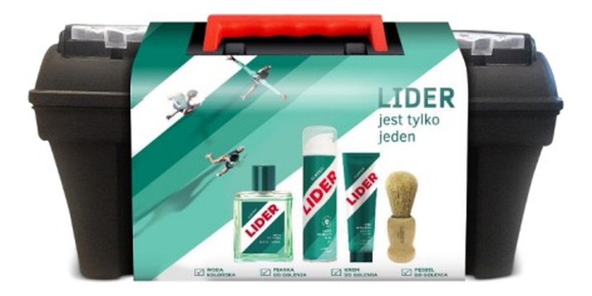 Zestaw krem do golenia 65g + woda kolońska 100ml + pianka do golenia 200ml + pędzel do golenia tradycyjnego
