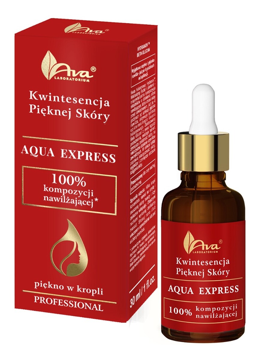 Kwintesencja pięknej skóry aqua express nawilżające serum do twarzy