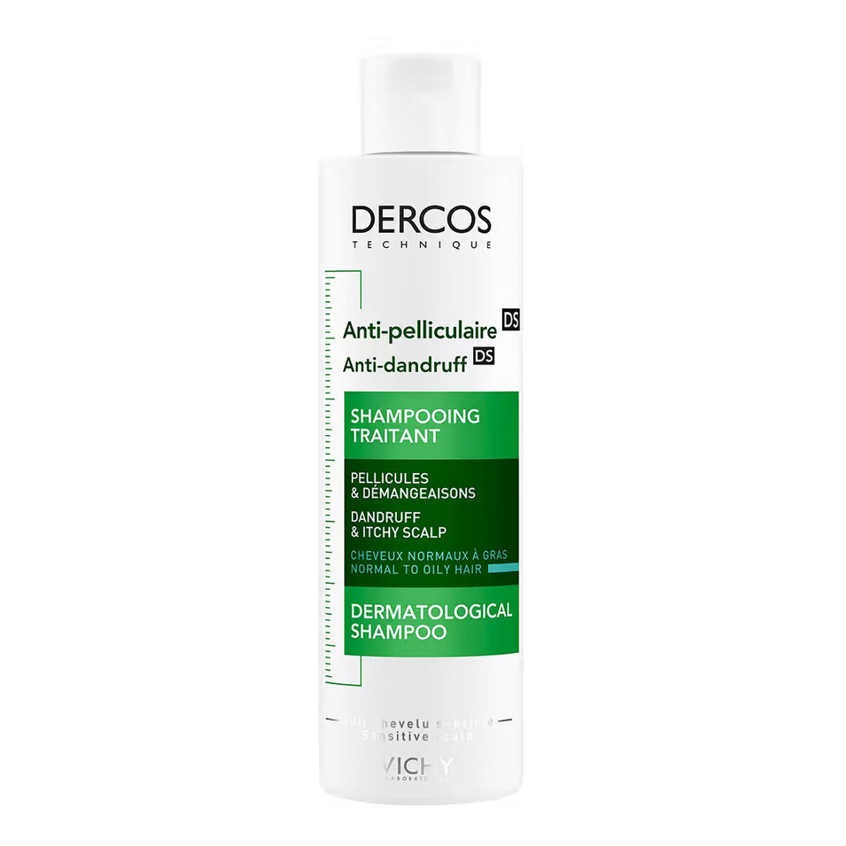 Vichy Dercos anti-dandruff shampoo szampon przeciwłupieżowy do włosów normalnych i przetłuszczających się 200ml