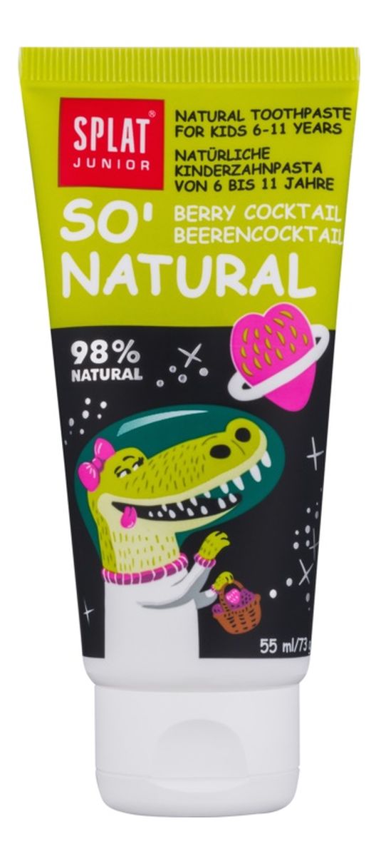 naturalna pasta do zębów dla dzieci 6-11 lat Berry Cocktail