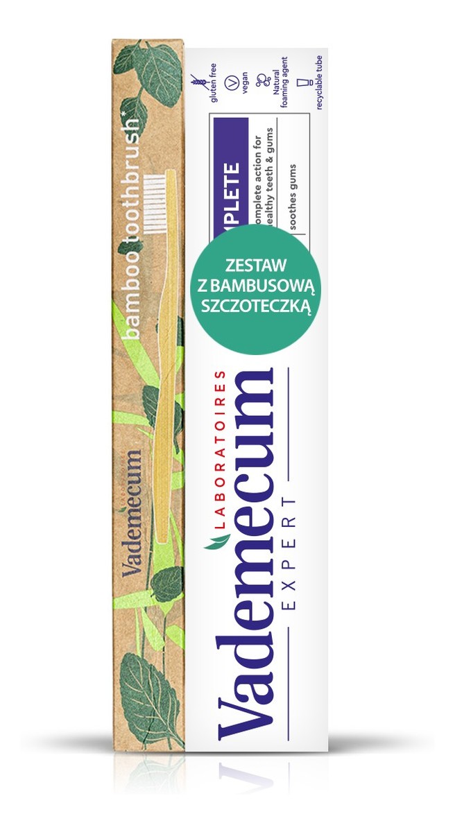 Pro Vitamin Complex Pasta do zębów Complete + szczoteczka bambusowa do zębów