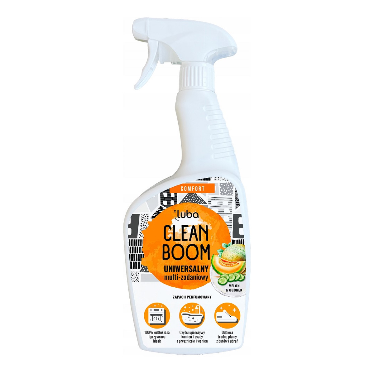 Luba Comfort clean boom uniwersalny płyn do czyszczenia melon ogórek 600ml