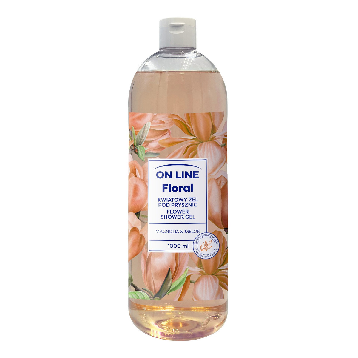 On Line Floral Kwiatowy żel pod prysznic - Magnolia & Melon 1000ml