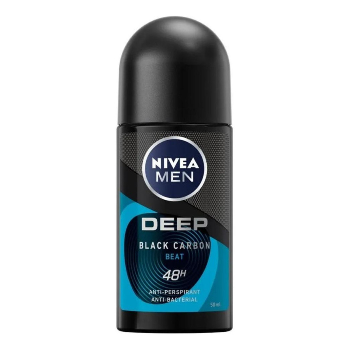 Nivea Men Deep Black Carbon Beat antyperspirant w kulce z aktywnym węglem 50ml