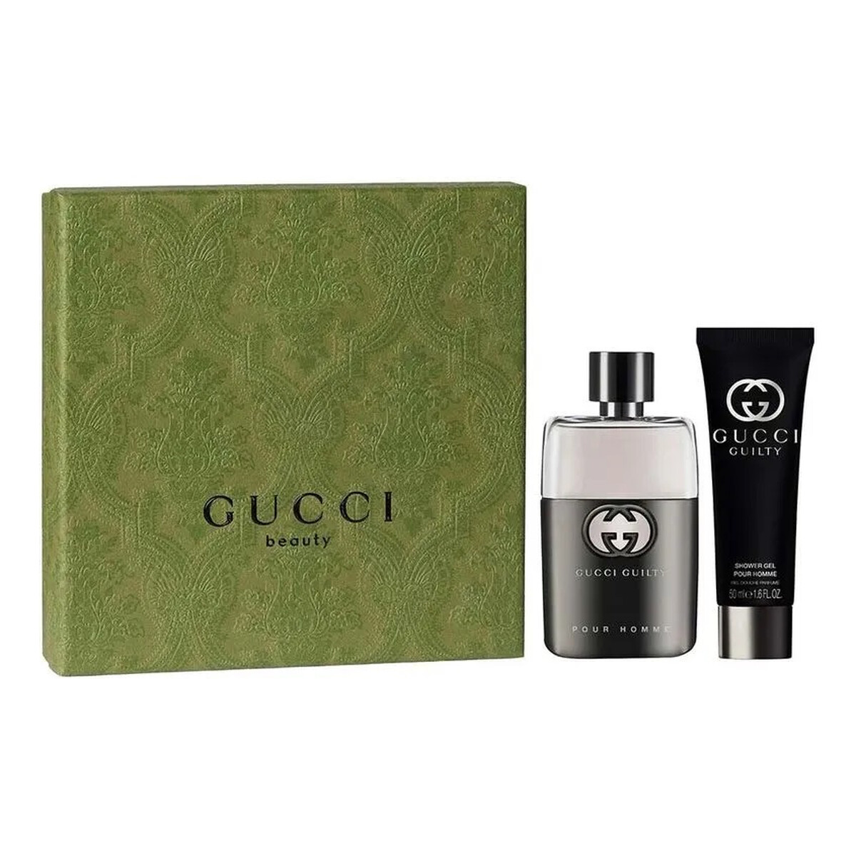 Gucci Guilty Pour Homme Zestaw woda toaletowa spray 50ml + żel pod prysznic 50ml