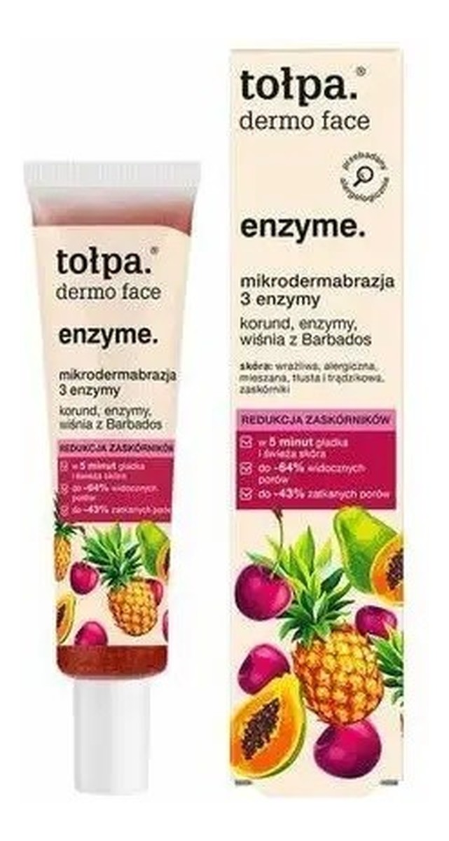 Dermo face enzyme mikrodermabrazja 3 enzymy