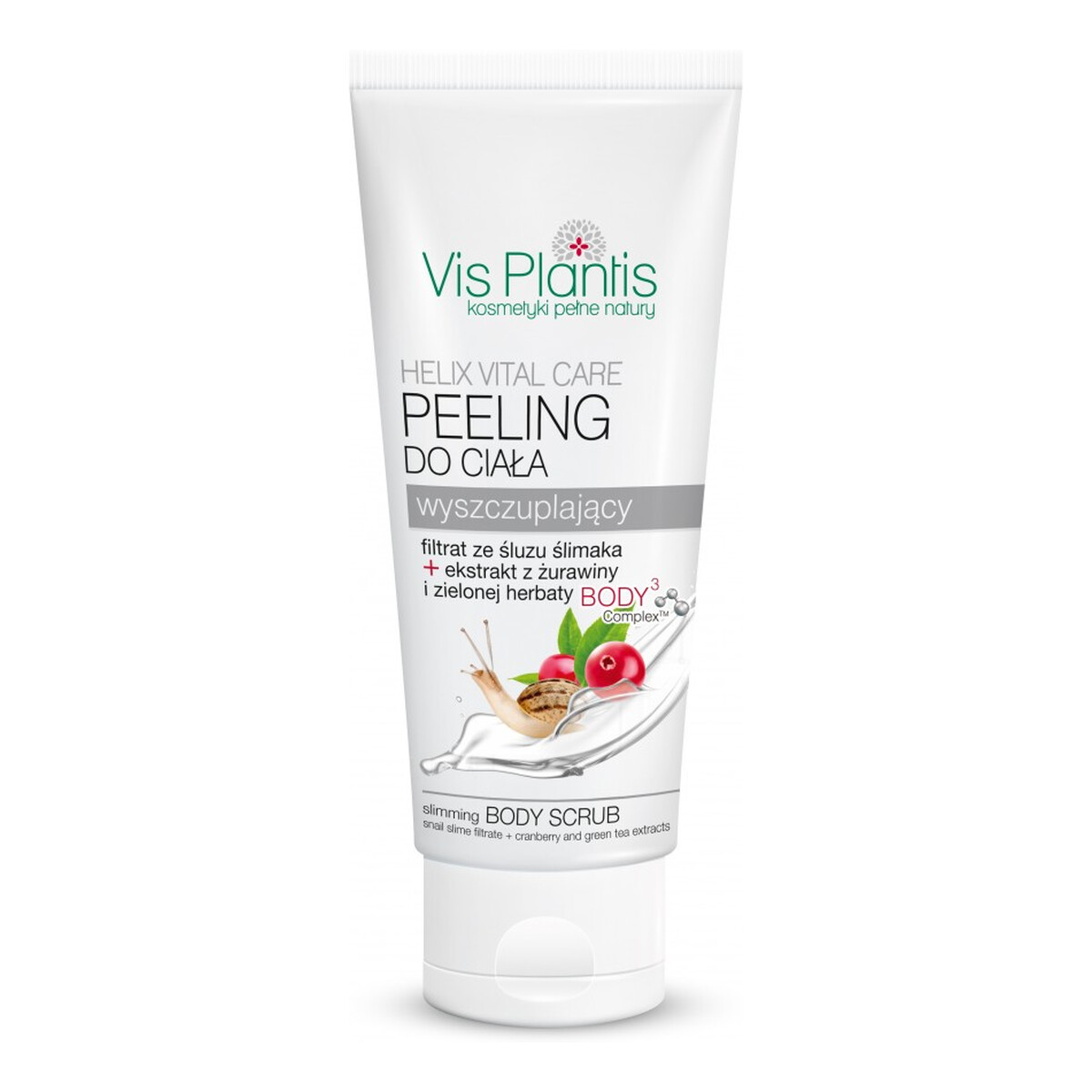 Vis Plantis Helix Vital Care Kremowy Peeling Do Ciała z Efektem Wyszczuplania 200ml