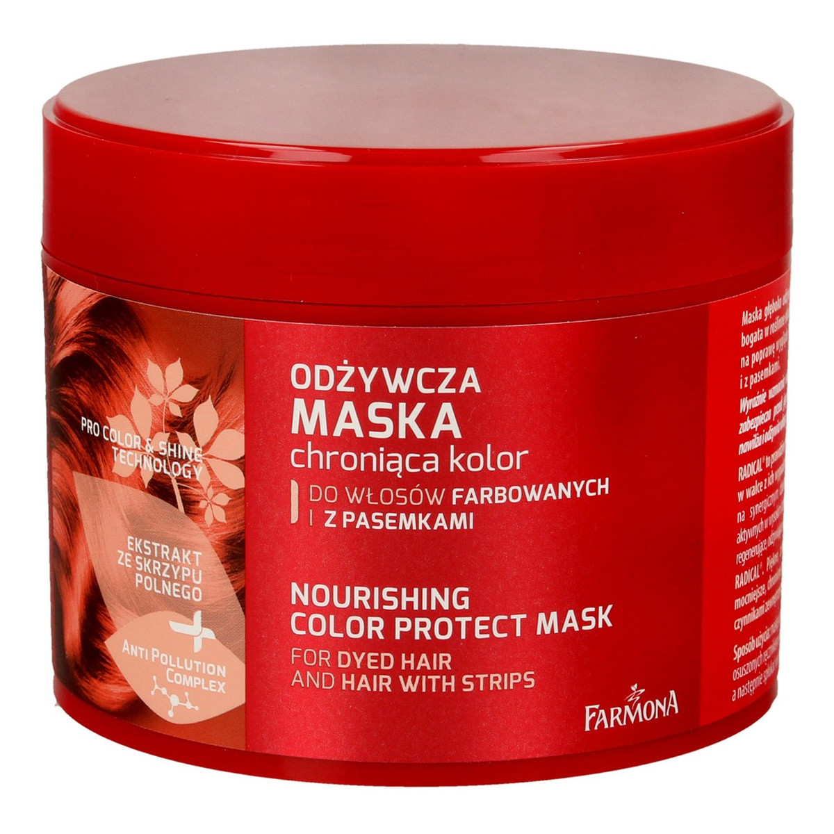 Farmona Radical Maska odżywcza chroniąca kolor - włosy farbowane i z pasemkami 300ml