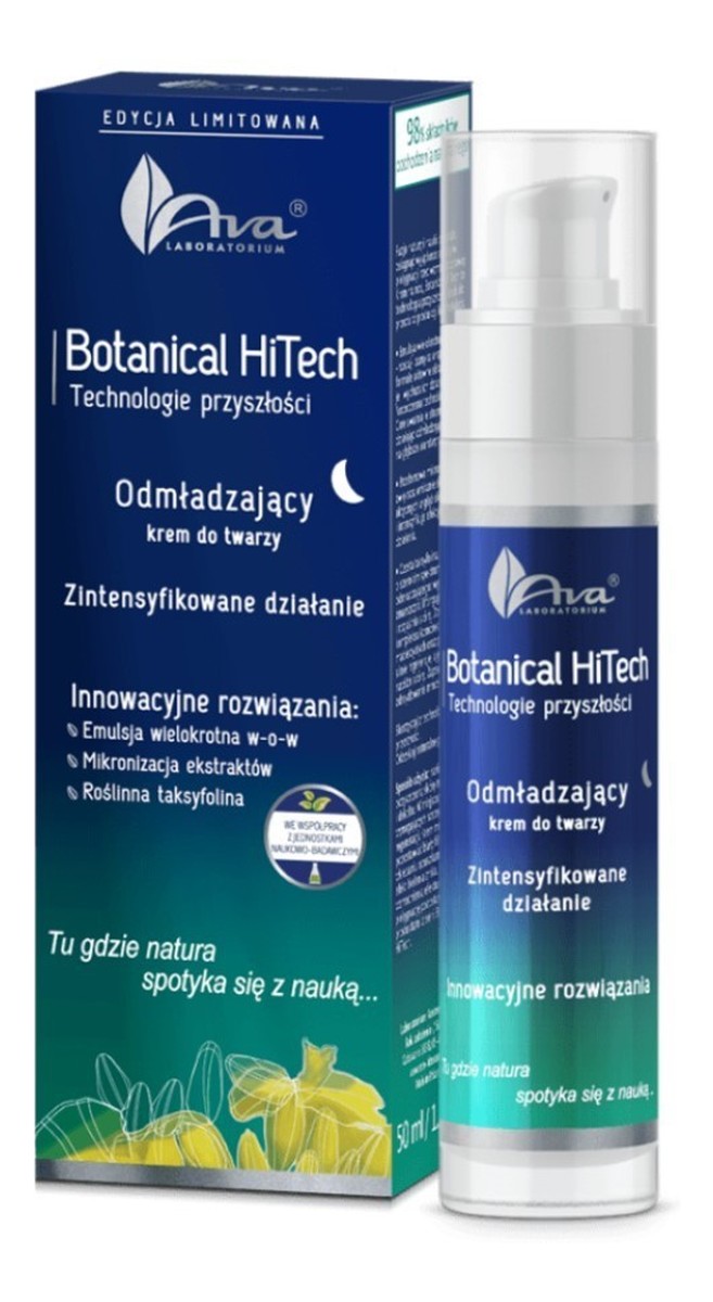 HiTech Odmładzający krem do twarzy na noc