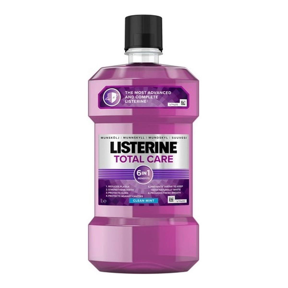 Listerine Total care płyn do płukania jamy ustnej clean mint 1000ml