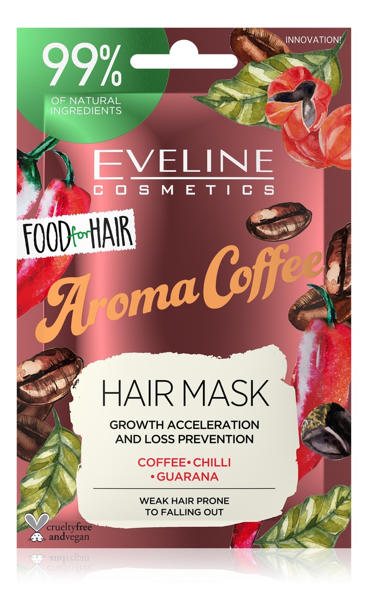 Aroma Coffee Maska do włosów słabych i łamliwych regeneracja i wzmocnienie
