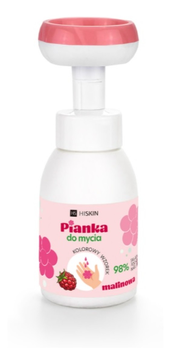 Pianka do mycia rąk i ciała Malinowa