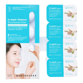 In-depth moisture biocellulose mask nawilżająca maska do twarzy 4x20ml