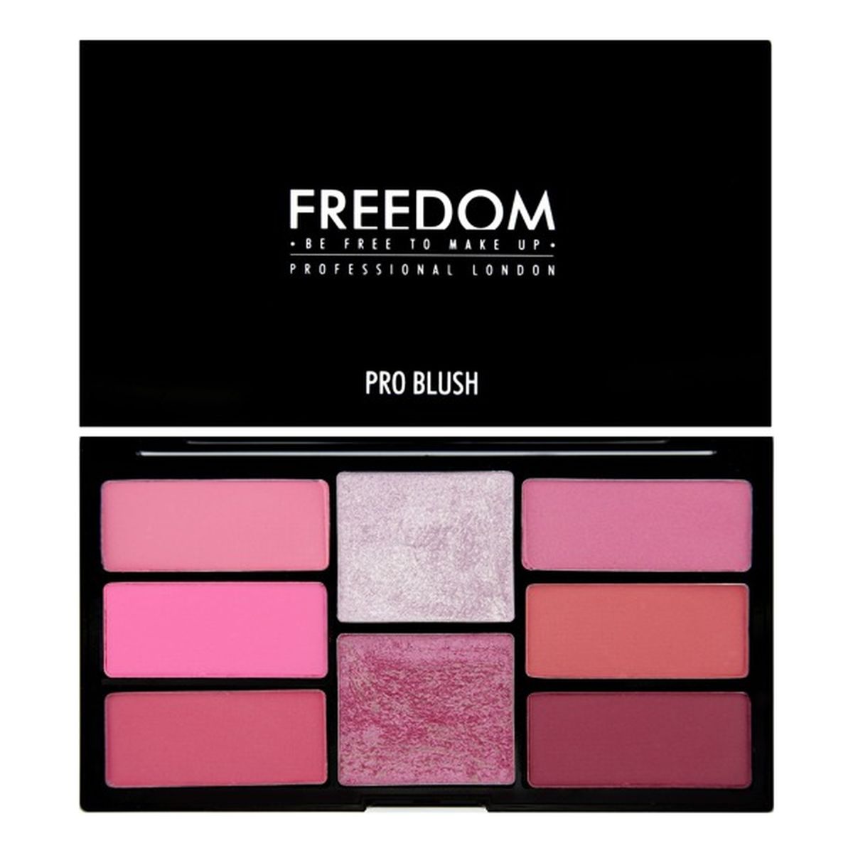 Freedom Makeup Pro Blush Palette Pink and Baked Zestaw do makijażu 15g