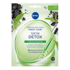 Skin detox maska w płachcie z serum detoksykującym