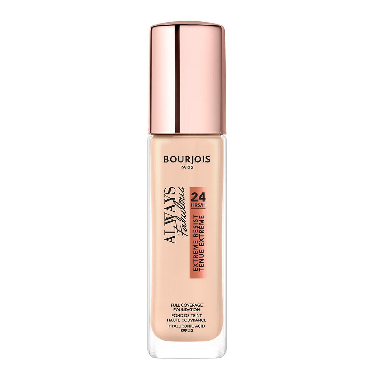 Bourjois Always Fabulous Extreme Resist Kryjący podkład do twarzy o półmatowym wykończeniu SPF20 30ml