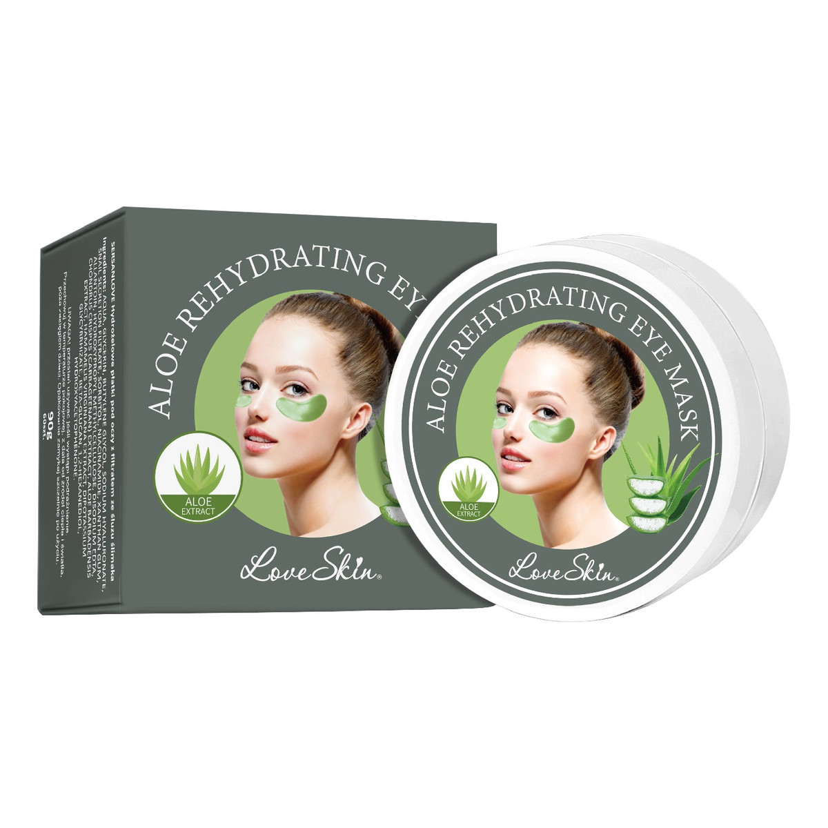 Love Skin Hydrożelowe płatki pod oczy z aloesem 60szt.