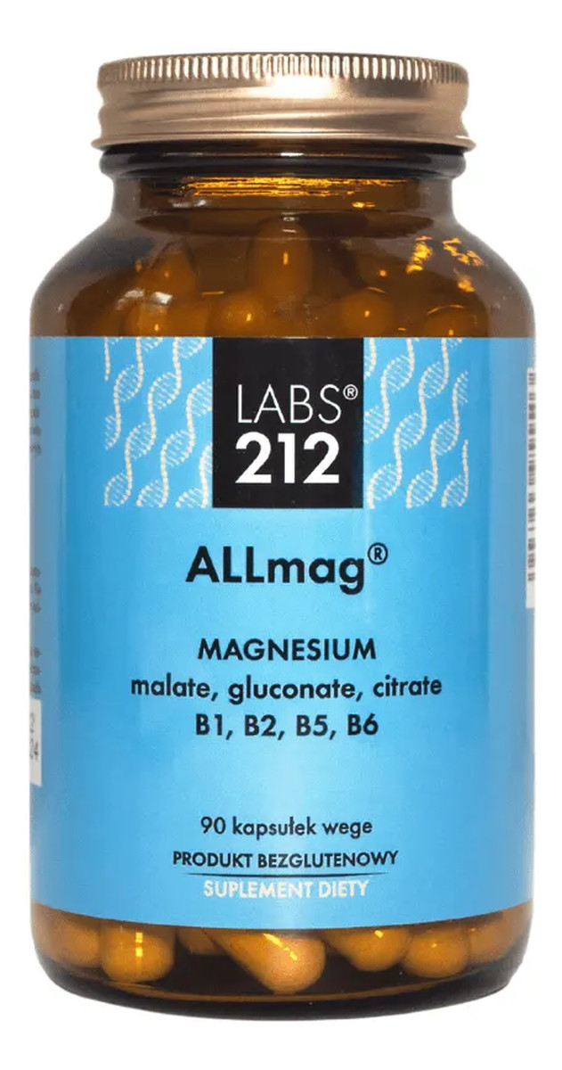 AllMag Magnesium suplement diety 90 kapsułek