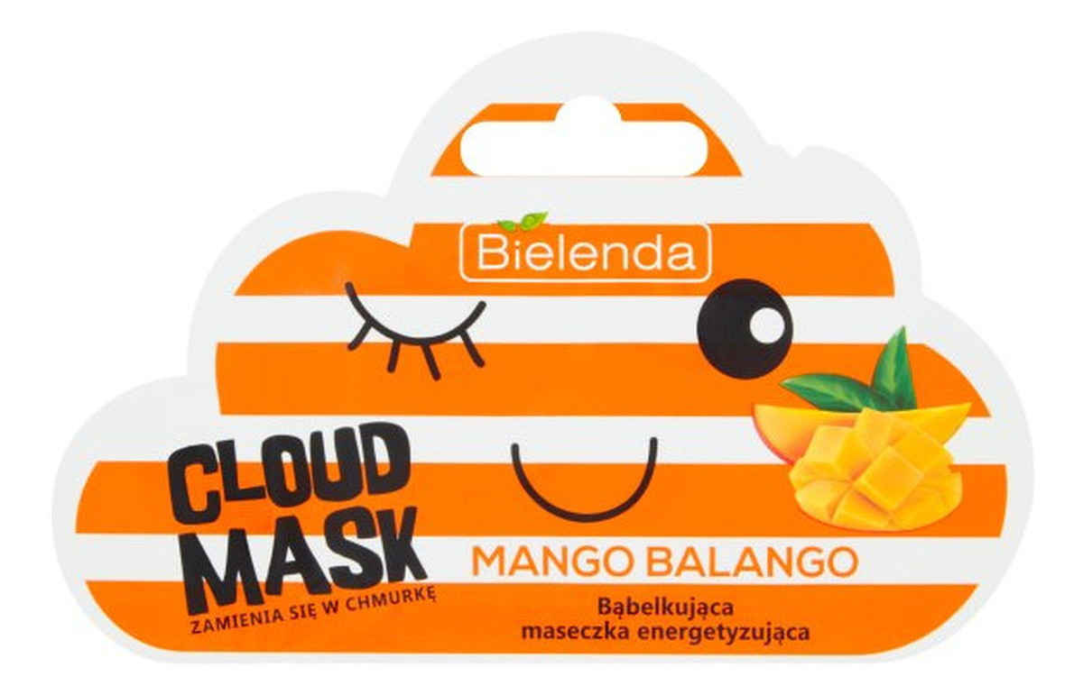 Bąbelkująca maseczka energetyzująca do twarzy Mango Balango