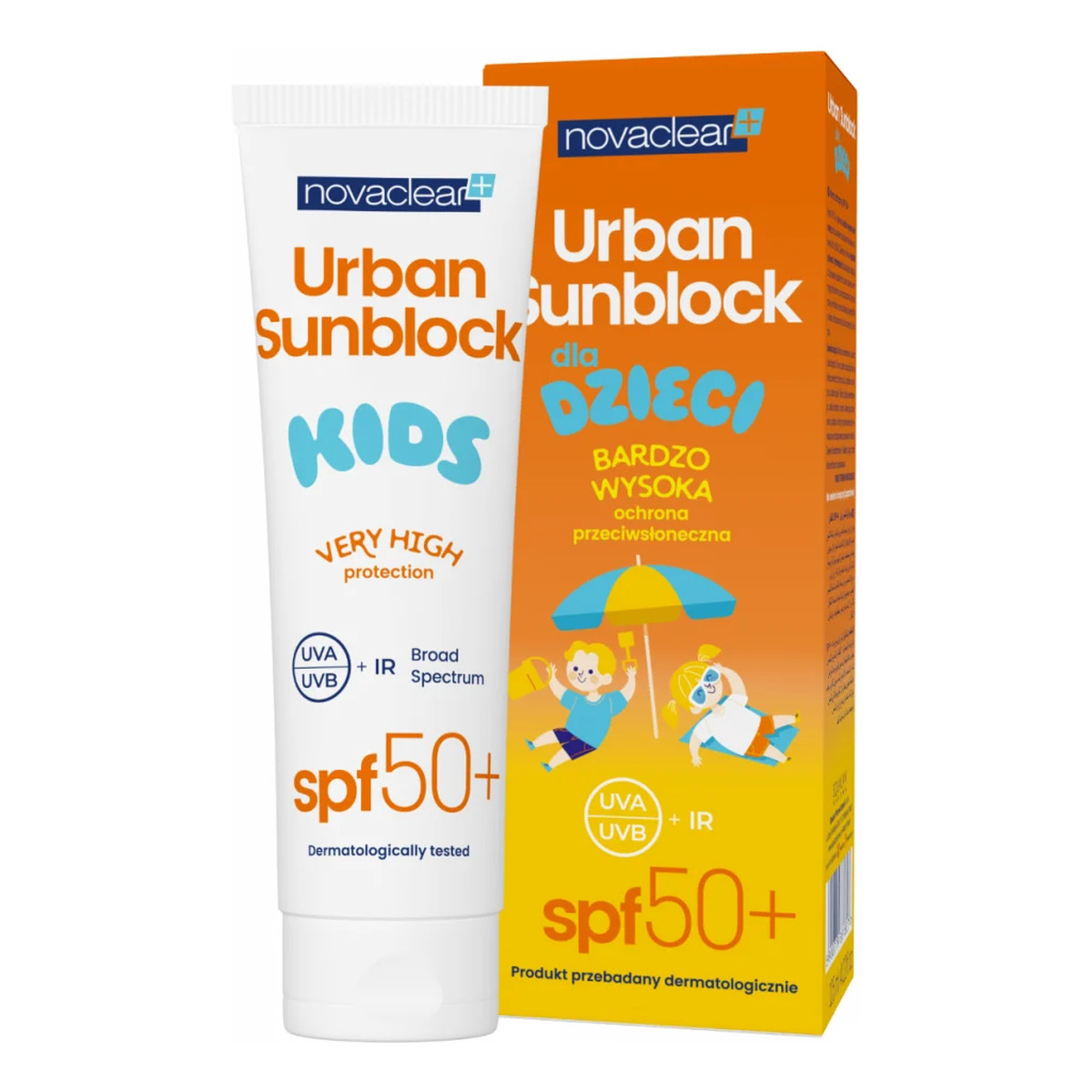 Novaclear Urban Sunblock Krem ochronny dla dzieci SPF50+ 125ml