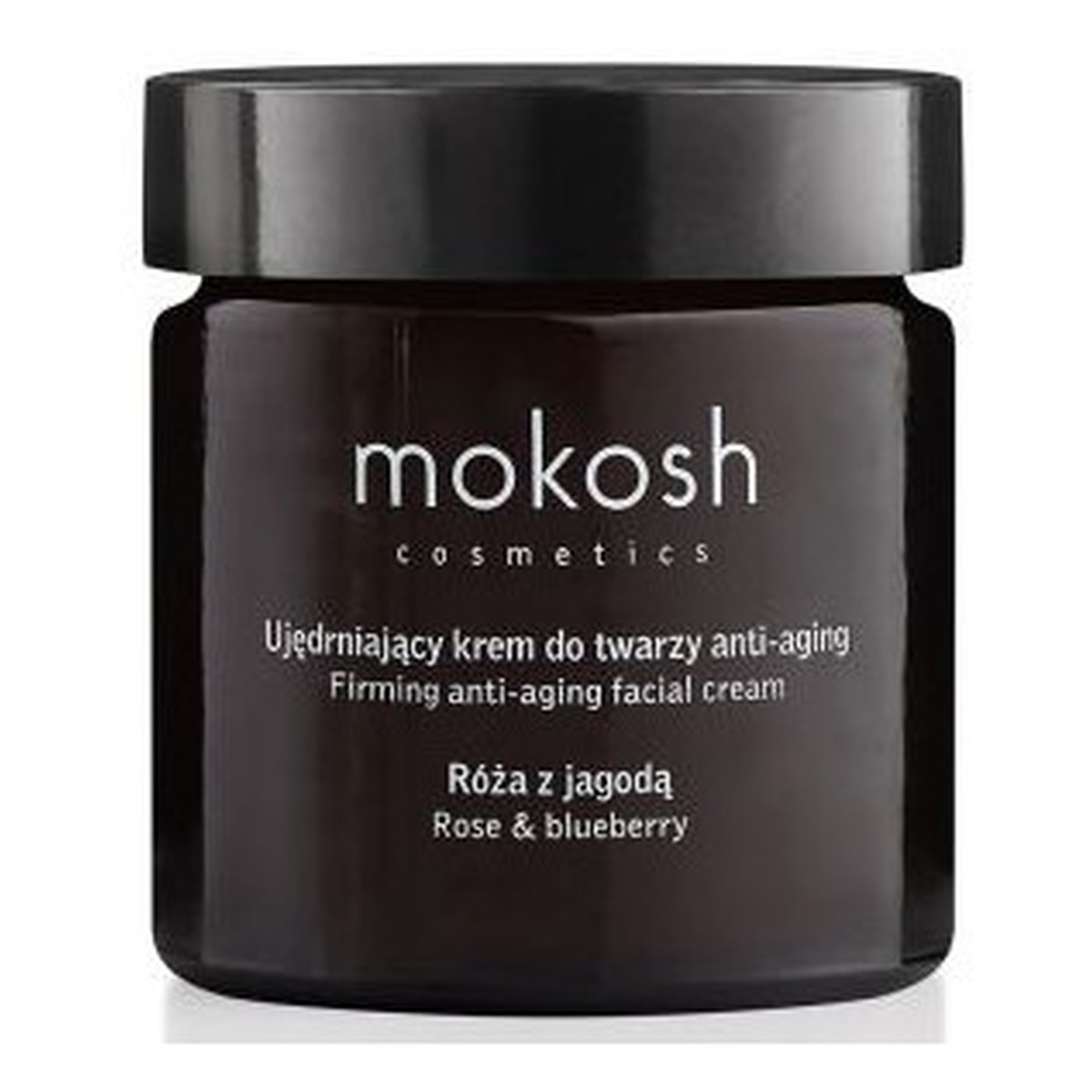 Mokosh Facial Cream Anti-aging Rose & Bluberry Ujędrniający krem do twarzy anti-aging Róża z Jagodą 60ml