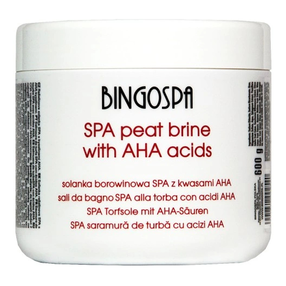 BINGOSPA Solanka borowinowa z kwasami AHA   600g