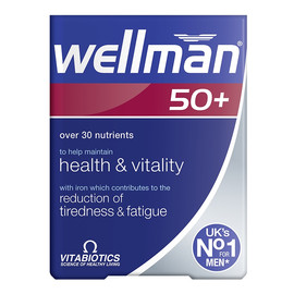 Wellman 50+ suplement diety dla mężczyzn po 50. roku życia 30 tabletek