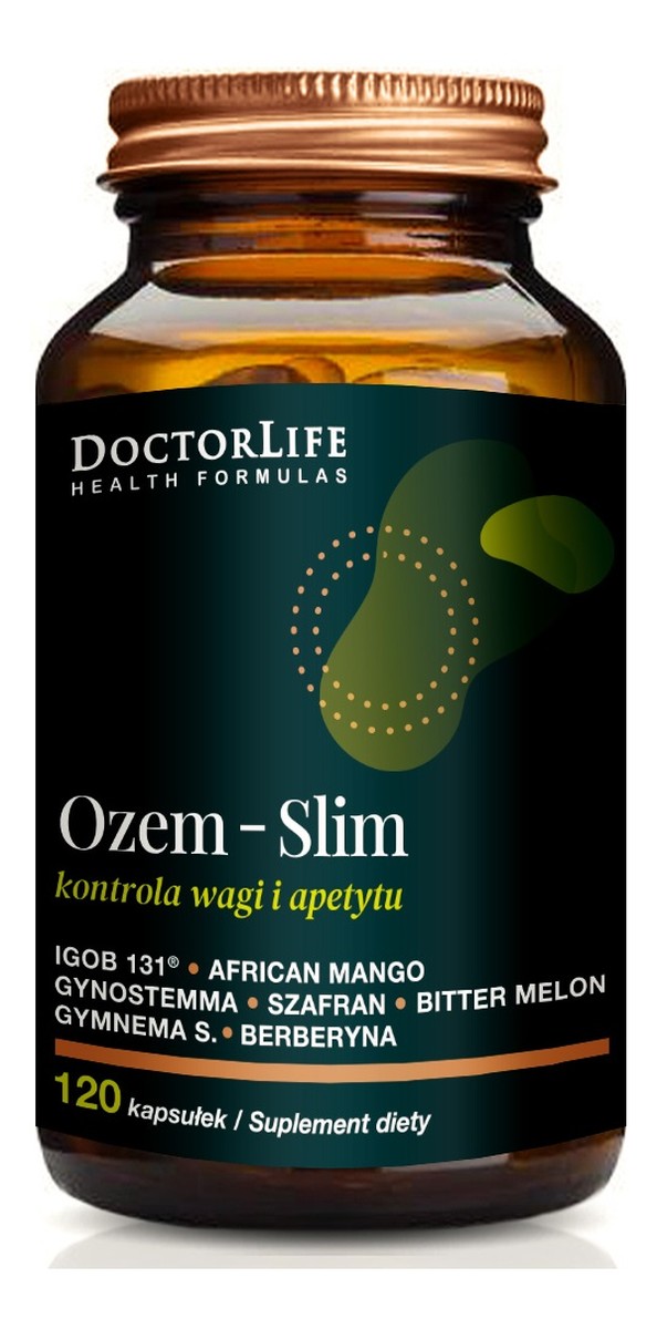 Ozem-Slim suplement diety wspomagający kontrolę wagi i apetytu 120 kapsułek