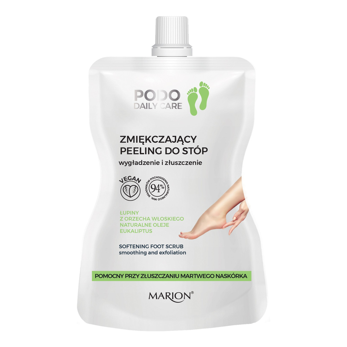 Marion Podo Daily Care Zmiękczający Peeling do stóp - wygładzenie i złuszczenie 50ml