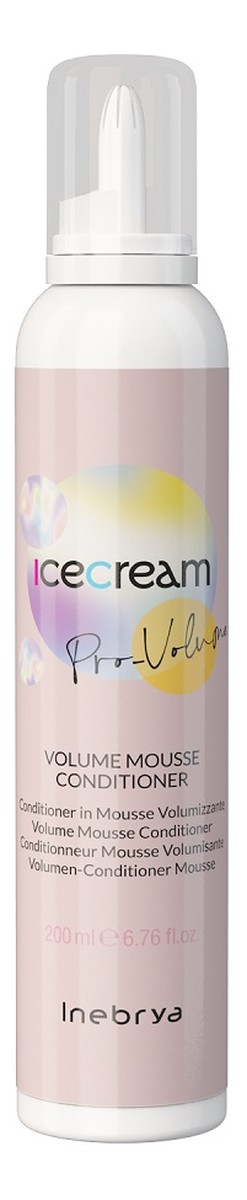 Ice cream pro-volume odżywka w piance zwiększająca objętość włosów