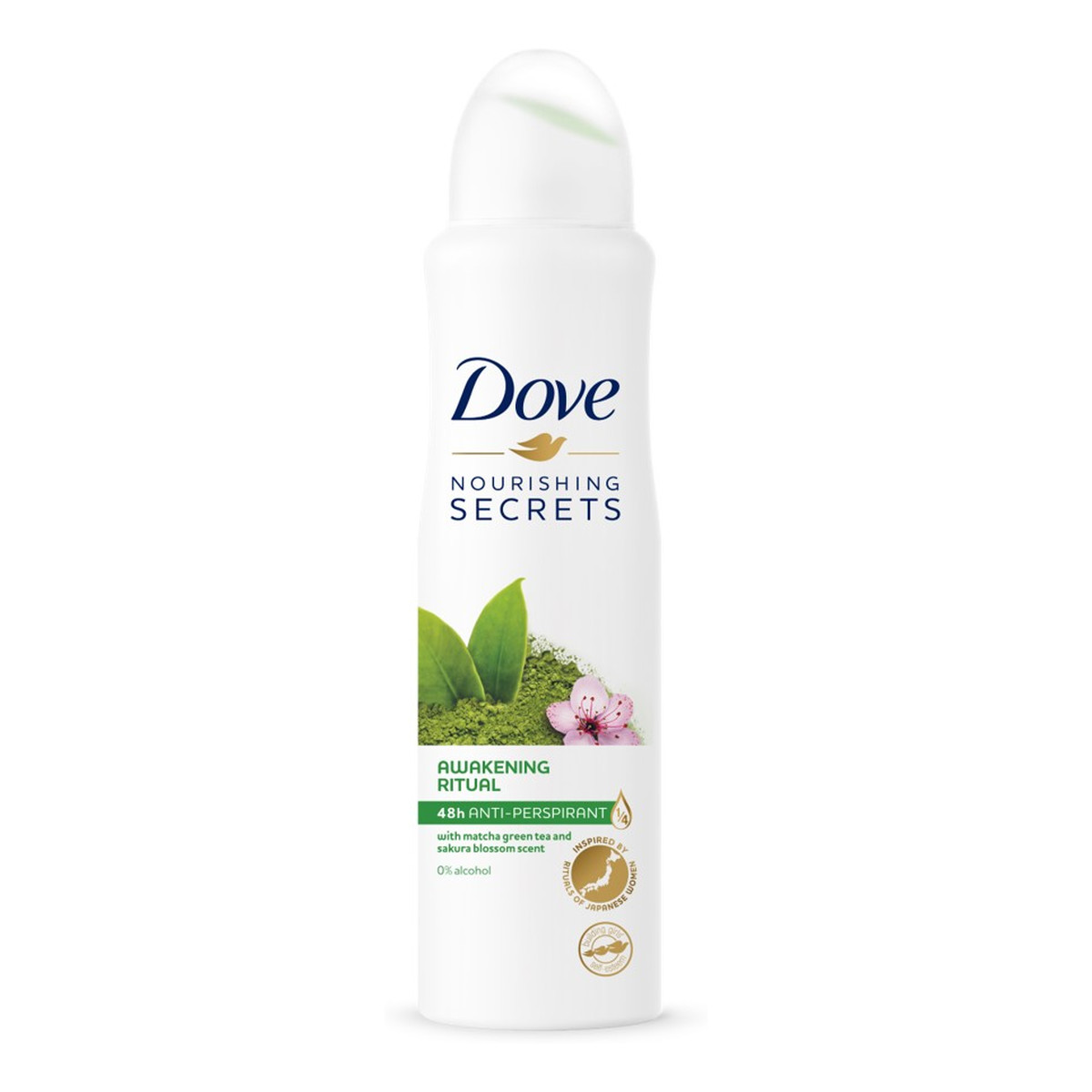 Dove Nourishing Secrets 48H dezodorant Matcha Green Tea & Sakura Blossom Scent 150ml