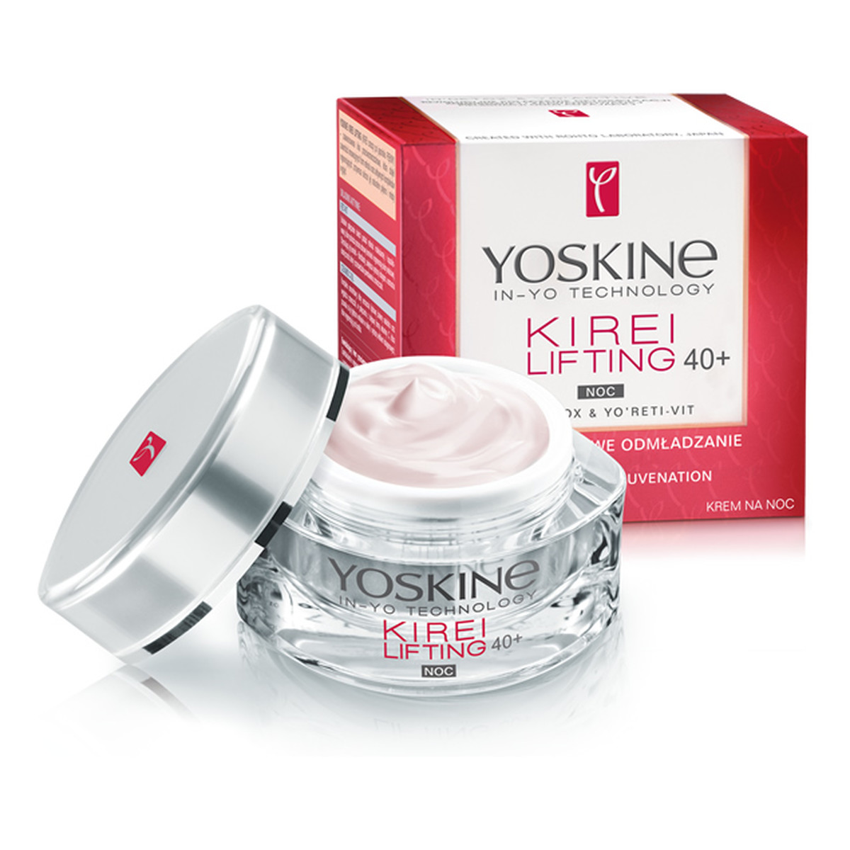 Yoskine IN-YO TECHNOLOGY KIREI LIFTING 40+ Introkomórkowa Odbudowa - Krem Przeciwzmarszczkowy Na Noc 50ml