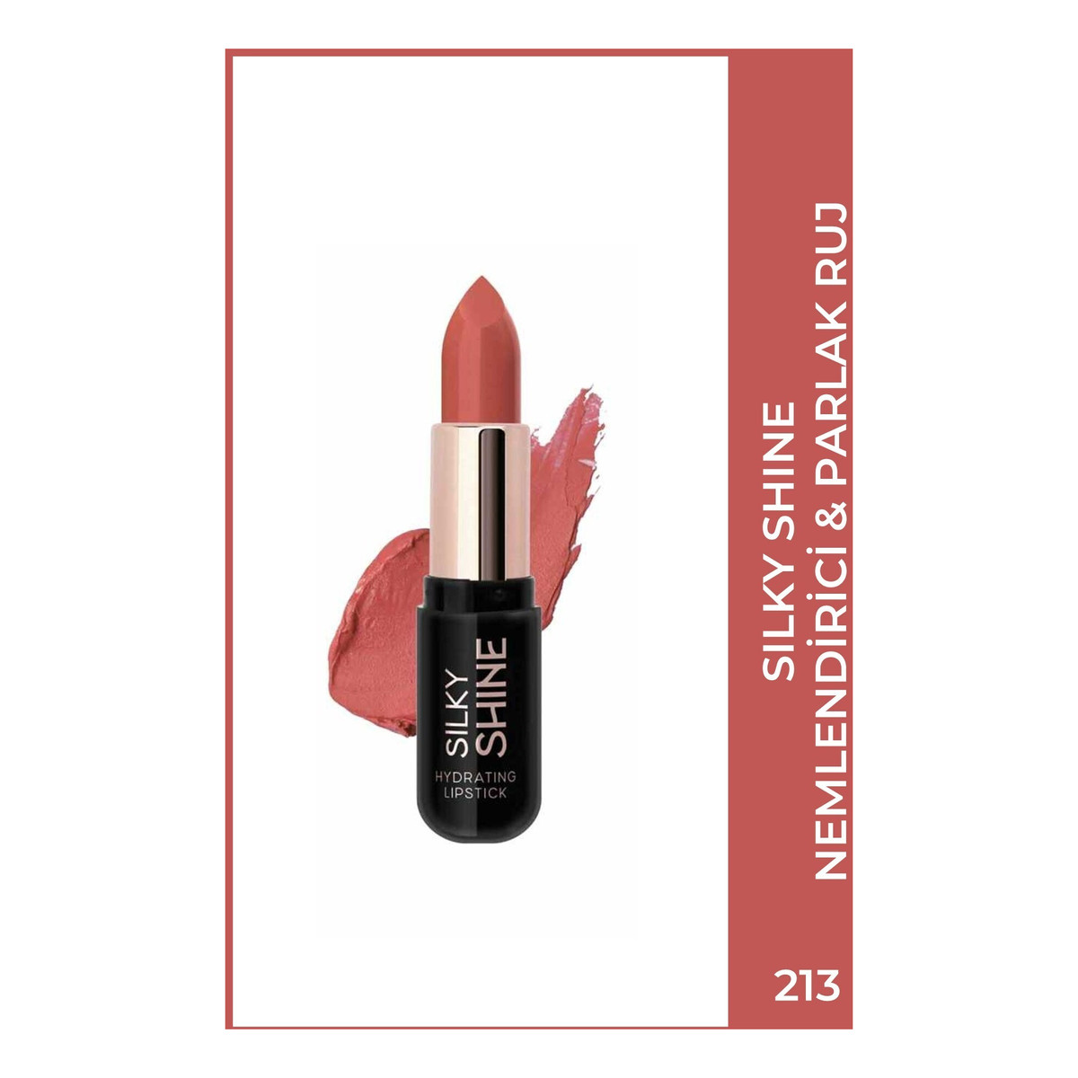 Golden Rose Silky Shine Hydrating Lipstick Nawilżająca pomadka do ust 4.2g