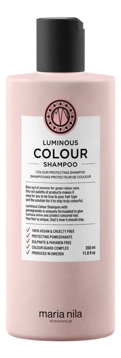 shampoo szampon do włosów farbowanych i matowych