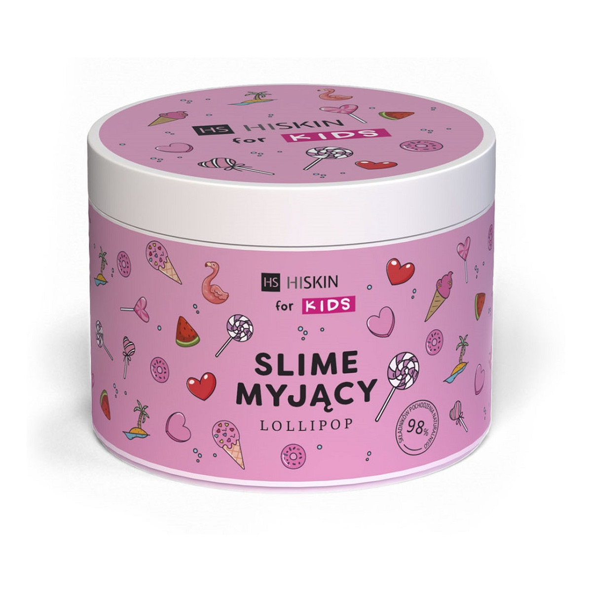 Hiskin Kids slime myjący lollipop 150ml