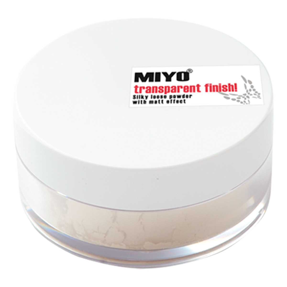 MIYO Transparent Finish! Puder Sypki Transparentny 12ml