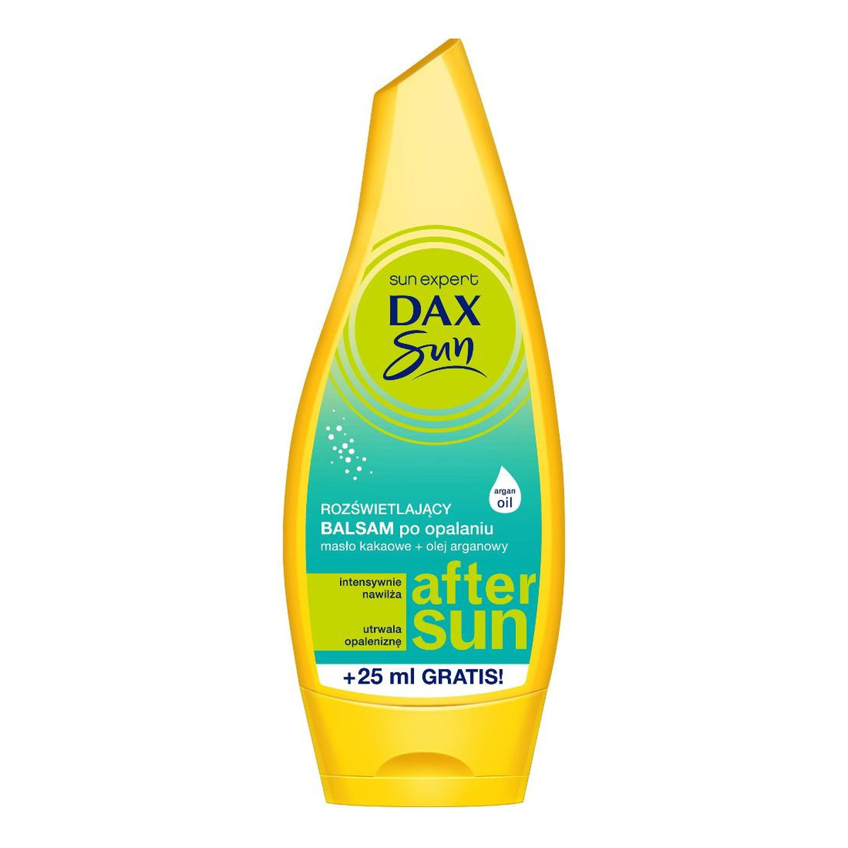 Dax Sun After Sun rozświetlający balsam po opalaniu z masłem kakaowym & Olejem Arganowym 175ml